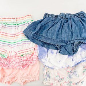 Bundle 6 bloomers shorts Gap size 3-6 months